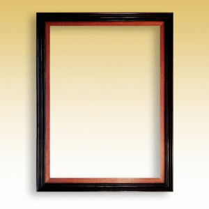 Cornice laccata ebano 480 x 365 mm